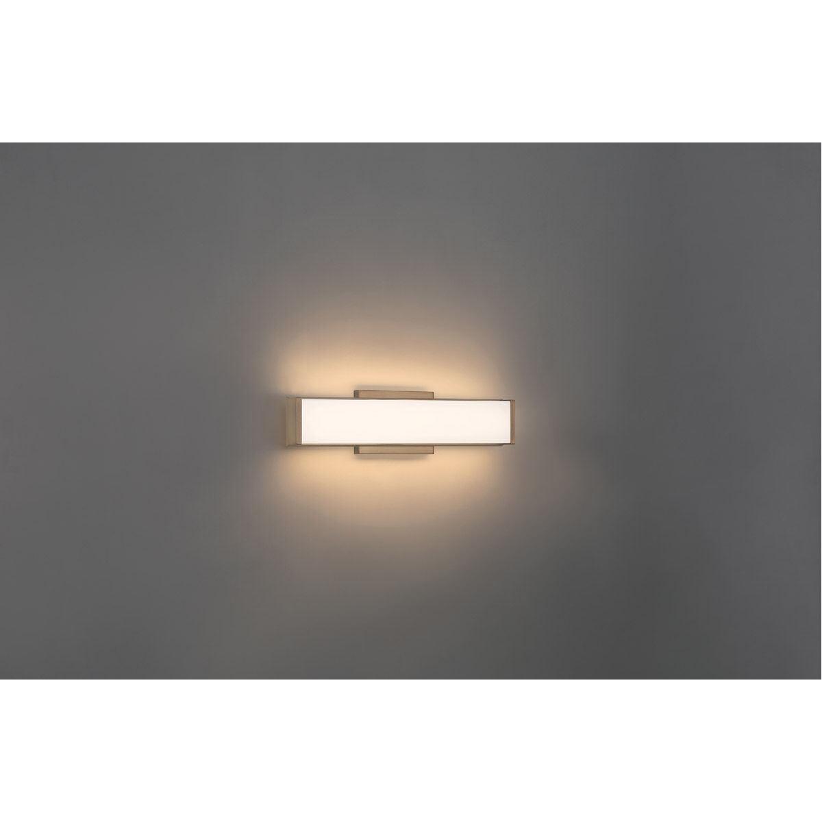 Citi LED 18 inch Antique Brushed Brass LED Vanity Light Wall Light